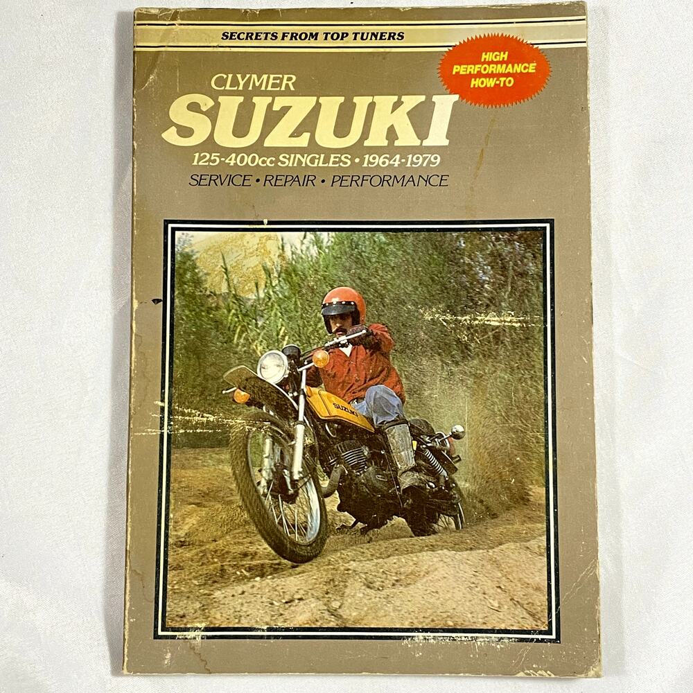 Clymer Suzuki 125 400cc Singles Service Repair Performance Manual 1964 1979